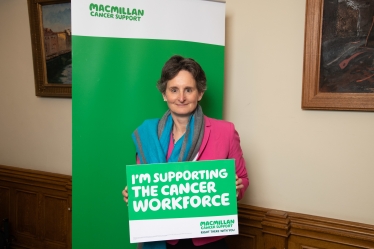 Flick at Macmillan reception